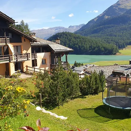 Chesa Bellaval, Haus La Vuolp 3 1 2-zimmerwohnung Сильваплана